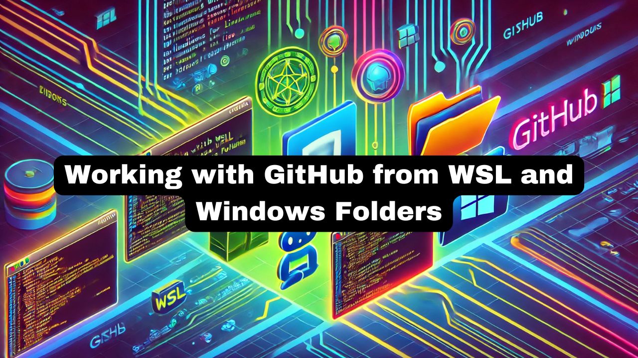 Working with GitHub from WSL and Windows Folders