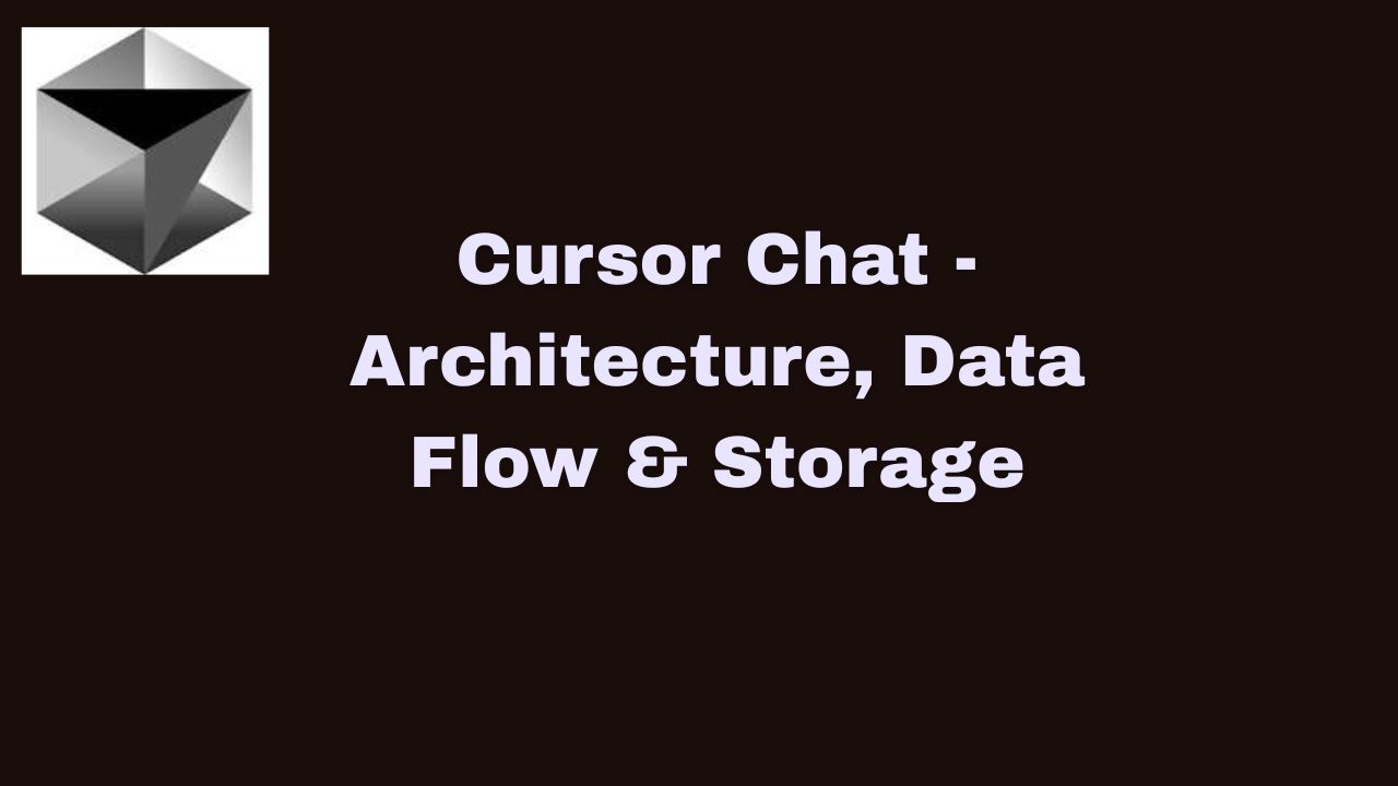 Cursor Chat: Architecture, Data Flow & Storage