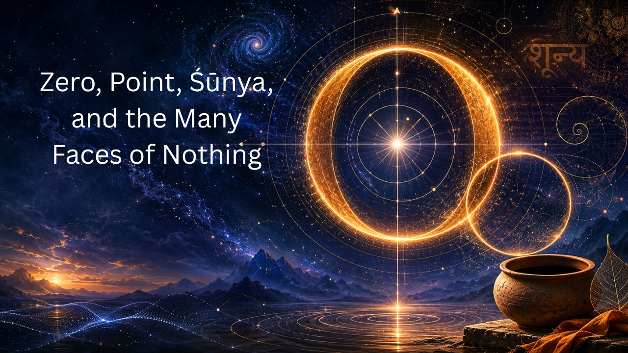 Zero, Point, Śūnya, and the Many Faces of Nothing
