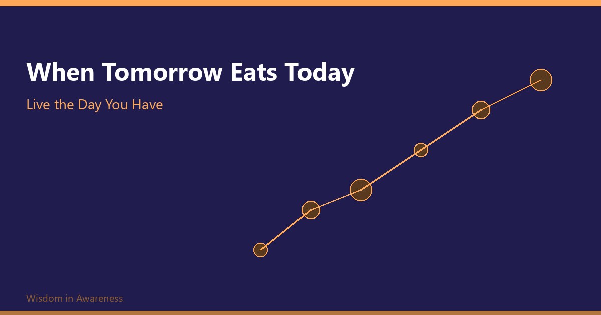 When Tomorrow Eats Today